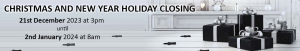 Christmas and New Year Holiday Closing